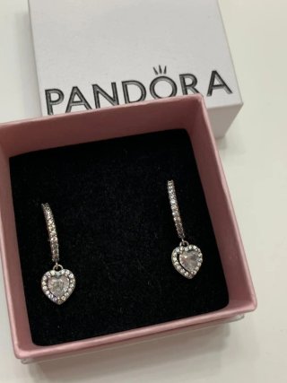 Pendientes Pandora Corazón Circonitas aro