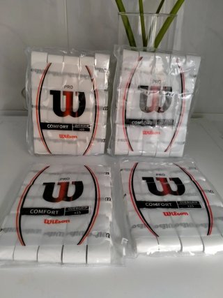60 Wilson Overgrip lisas blancas