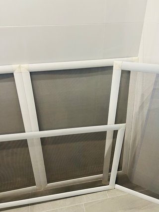 Mosquiteras correderas blancas