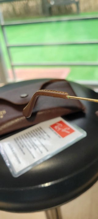 Ray-Ban Aviator Cuero Dorado USA
