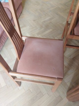 Mesa comedor extensible con 4 sillas madera
