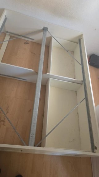 Cama Ikea con cajones y colchón de 1'40m por 2,