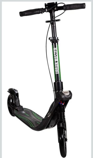 Patinete Big Wheel Kick Scooter Negro