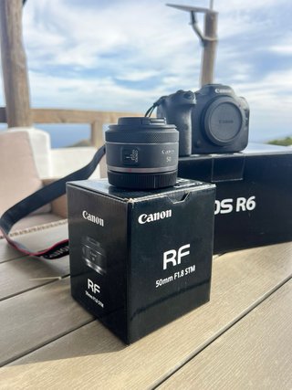 Canon EOS R6 + 2 Lentes RF + Tripode