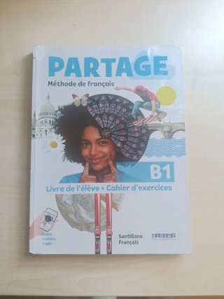 LIBRO FRANCES B1 PARTAGE LIVRE DE L'ÉLÈVE + CAHIER