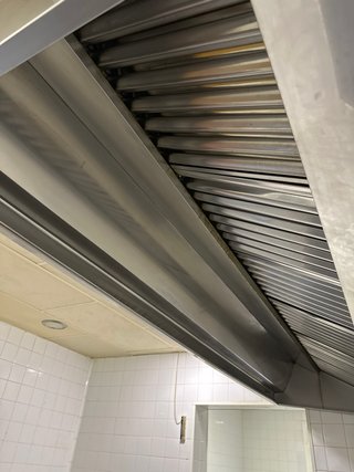 Campana extractora industrial acero inox