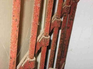 Cancello antico prigione in ferro