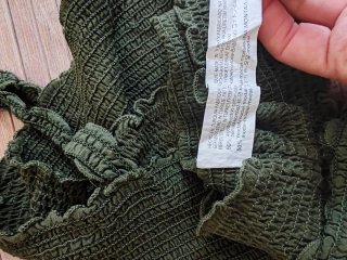 Top verano verde smock