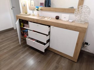 Oferta serias. Aparador buffet 2 puertas y 3 cajon