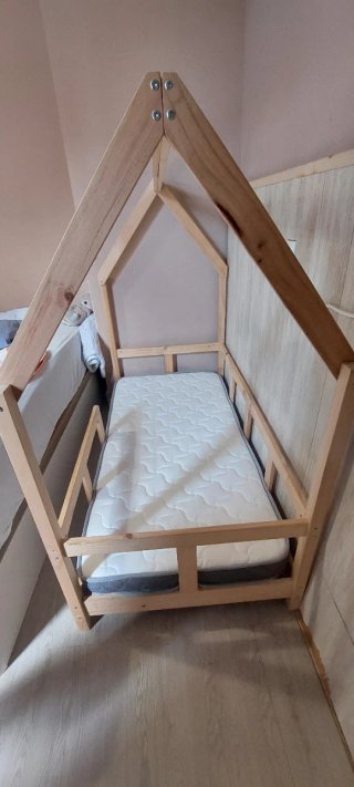 Estructura cama infantil madera 70x140cm