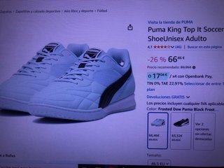 Zapatillas Puma King talla 46,5
