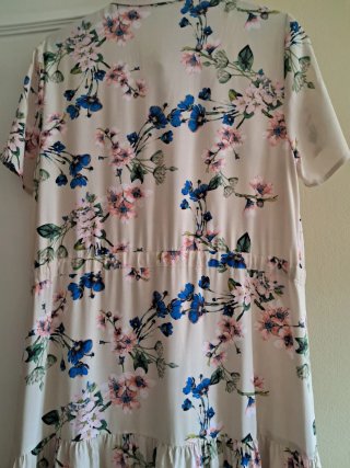 Vestido camisero maxi Object floral