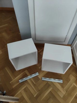 Mueble Eket Blanco 35x25x35 + Riel