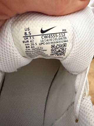 Nike Air Max SC Blancas y Rojas en buen estado