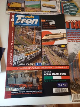 Revistas de trenes Maquetren y Tren