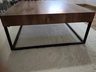 Mesa de centro madera y metal
