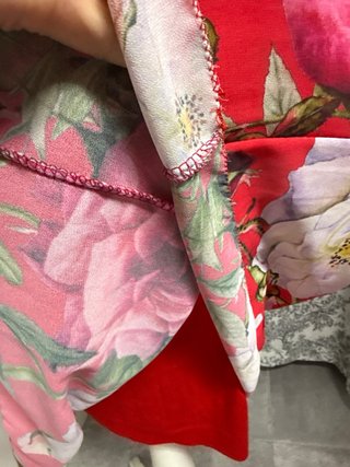 Vestido sin mangas estampado floral