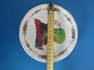 Plato decorativo Mars Attacks