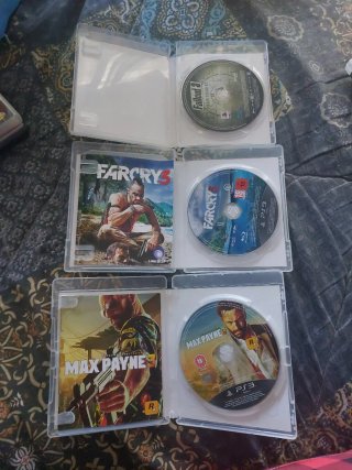 Lote 3 juegos PS3: Fallout 3, Far Cry 3, Max Payne