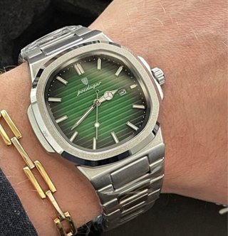 Reloj Nuevo Hombre Esfera Verde