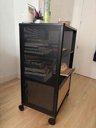 Estantería almacenaje con ruedas