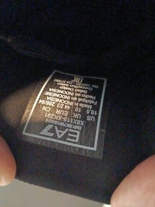 Deportivas Emporio Armani Negras y Doradas