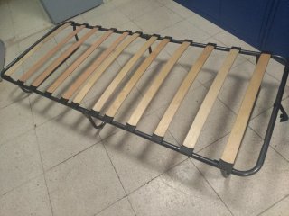 Cama Plegable Metálica con Colchón
