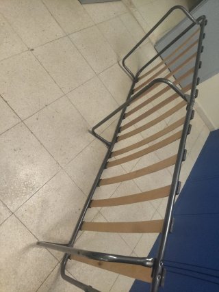 Cama Plegable Metálica con Colchón
