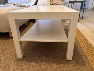 Mesa de salón blanca Ikea Lack grande