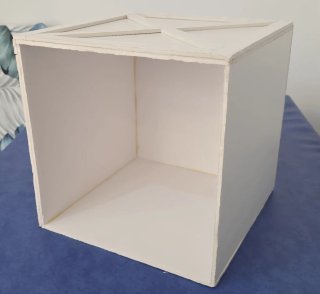 3 Cajas Cartón Pluma Atrezzo Fotografía