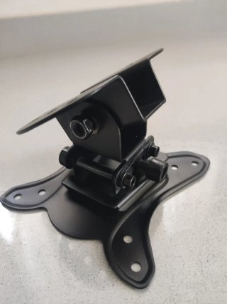 Soporte pared pantalla negro