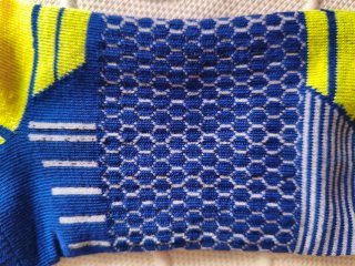 Lote calcetines hombre azul y amarillo