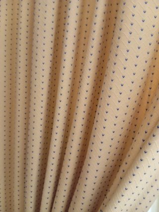 2 Cortinas Beige/Amarillas