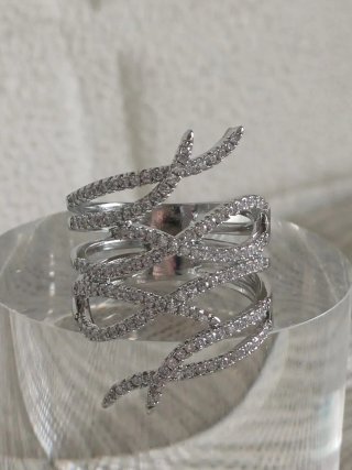 Anello bijotteria zirconi