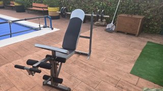 60 sin pesas y 100 con 4 pesas de 5 kilos ybarra