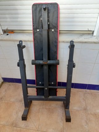 Banco de pesas para gimnasio