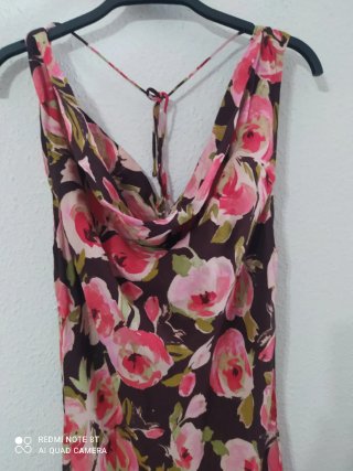 Vestido Largo Floral Mango