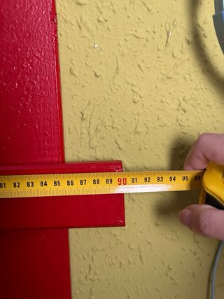 Cabecero infantil de madera pintada