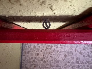 Cabecero infantil de madera pintada