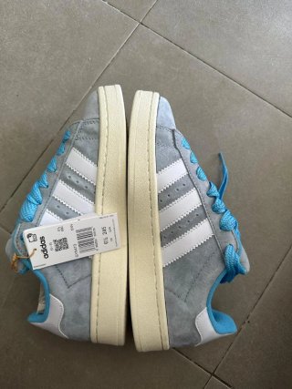 Zapatillas Adidas Nuevas Azul Gris