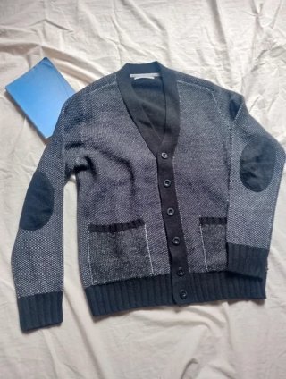 Cardigan uomo Gaudi grigio/nero taglia L