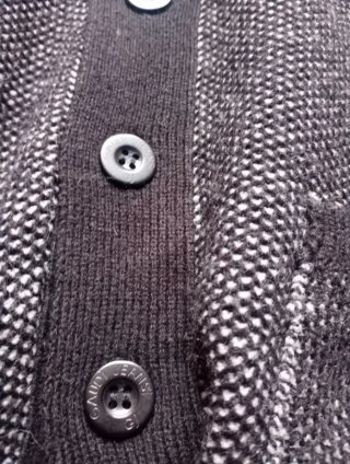 Cardigan uomo Gaudi grigio/nero taglia L