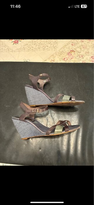 Sandalias Zapatillas Las Piel Talla 39