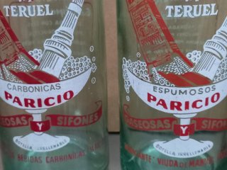 2 Botellas Gaseosa Paricio Teruel