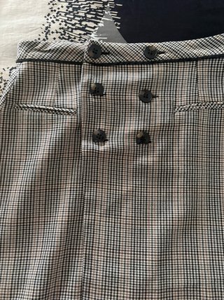 Minifalda cuadros Zara