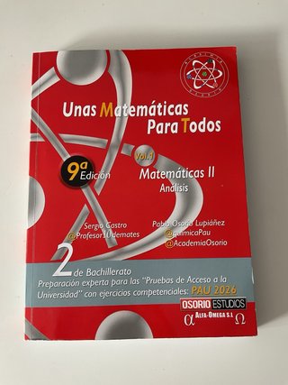 Libros de matemáticas para todos . En buen estado
