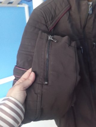 Cazadora hombre marrón
