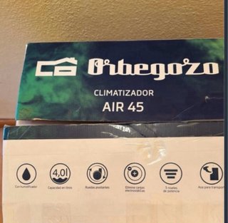 Climatizador evaporativo portatil ORBEGOZO AIR45