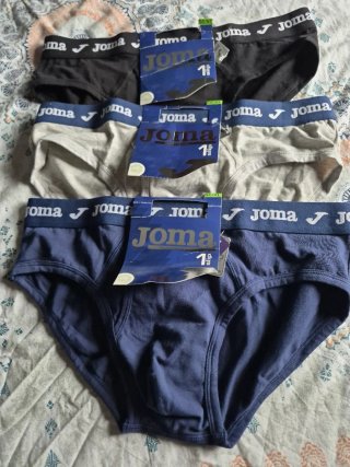 Pack 3 slips Joma Talla XL con abertura