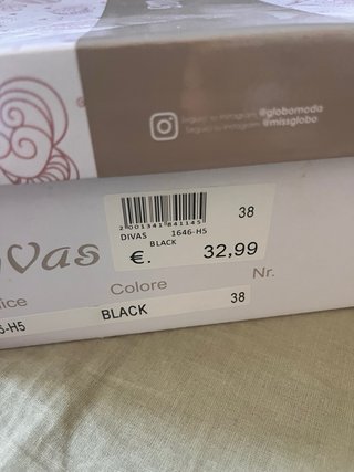 Sandalias Negras Plataforma Talla 38